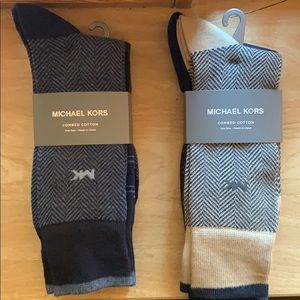 2 sets of 3-pack dress socks